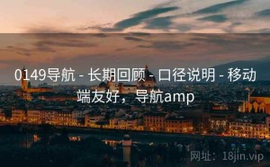0149导航 - 长期回顾 - 口径说明 - 移动端友好，导航amp